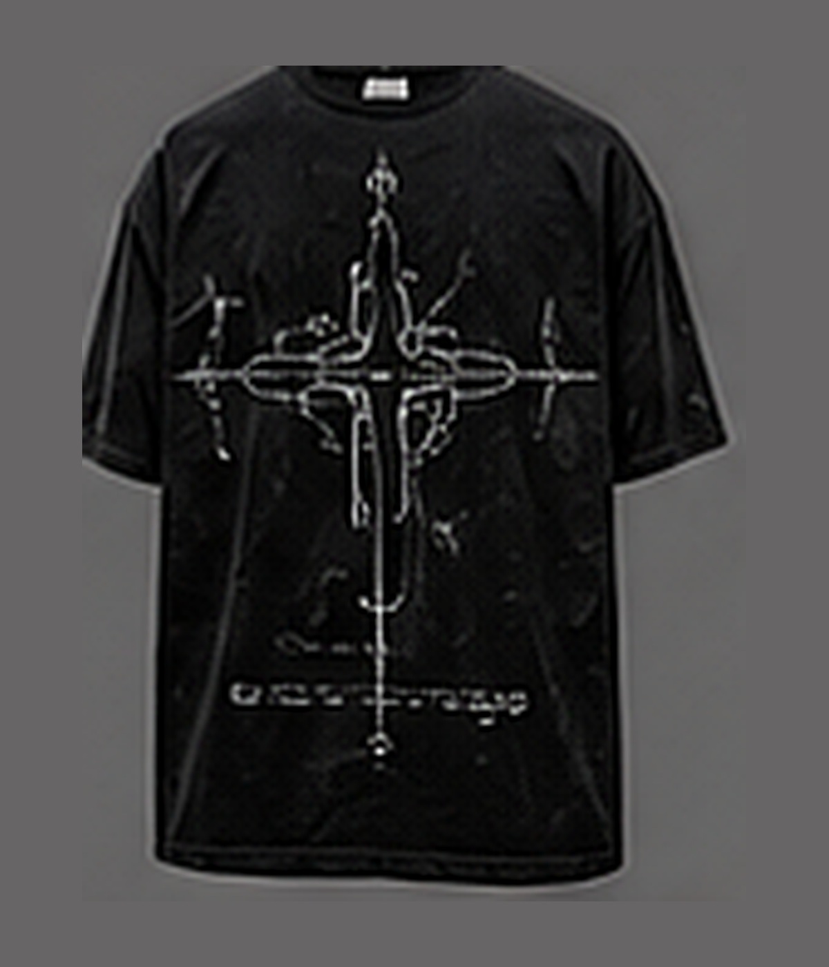 Neotora Cathedral Cross T-shirt in black