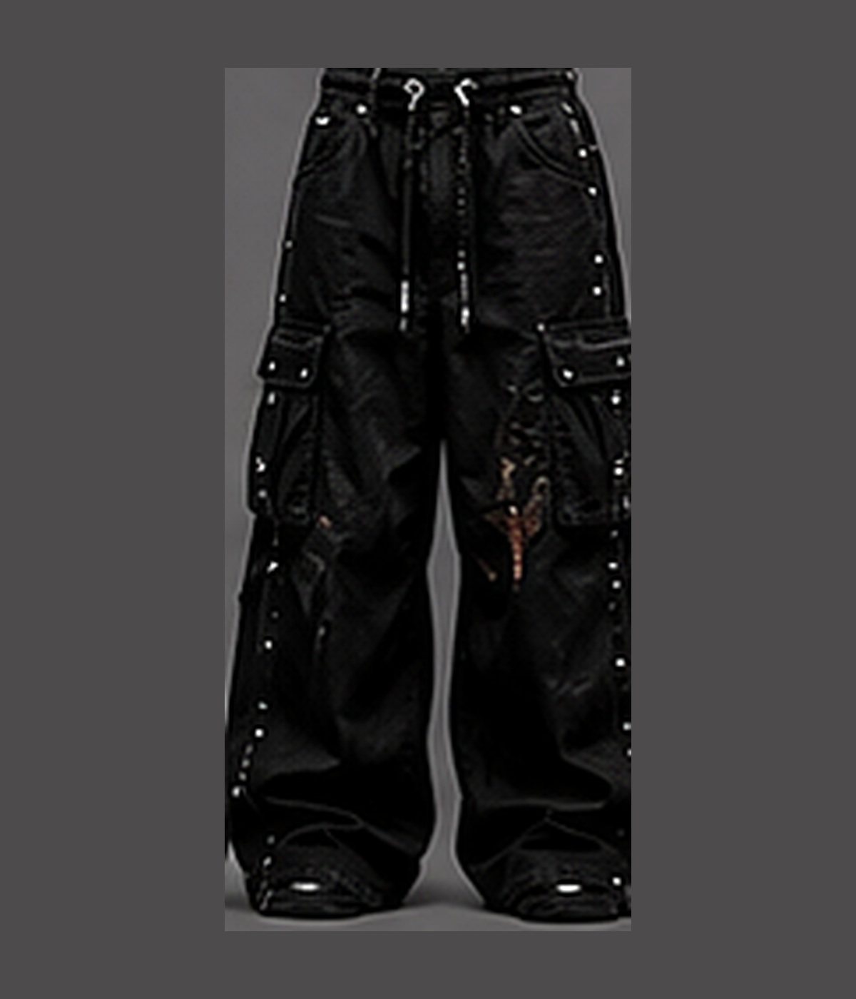 Neotora Hardware Cargo Pants in black