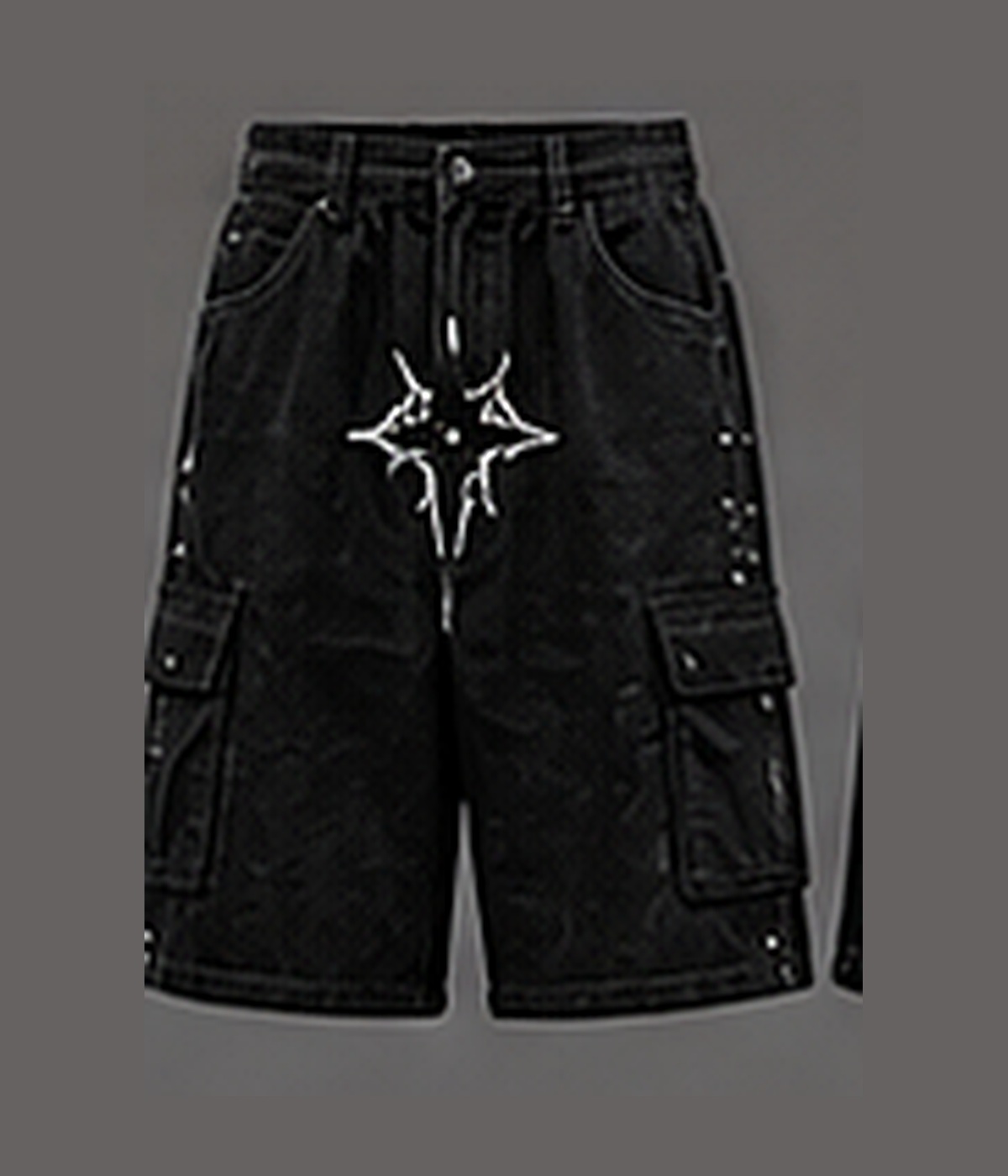 Neotora Star Cargo Jorts in washed black